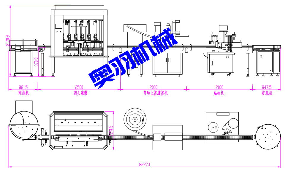 全自動四頭液體灌裝生產(chǎn)線_瓶裝灌裝生產(chǎn)線系列_第2張_石家莊奧羽自動化設(shè)備有限公司 全自動四頭液體灌裝生產(chǎn)線_http://chinabrita.com_瓶裝灌裝生產(chǎn)線系列_第2張