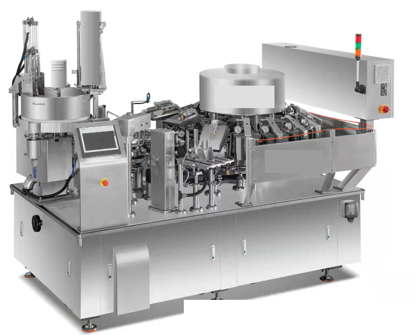 休閑食品計(jì)量包裝機(jī)，給袋式全自動(dòng)包裝機(jī)